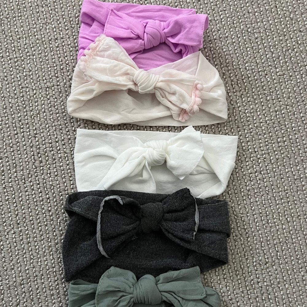 5 Pc Baby Bling Headbands bundle